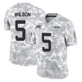 Jdoa NY.Jets #5 Garrett Wilson Player Arctic Camo Salute to Service Limited Game Stitched Jerseys