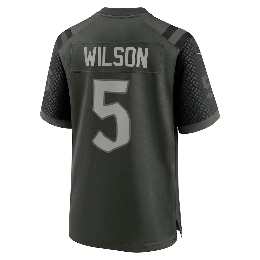 Jdoa NY.Jets #5 Garrett Wilson Player Gotham Green Rivalries Collection Game Stitched Jerseys