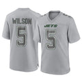 Jdoa NY.Jets #5 Garrett Wilson Player Gray Limited Atmosphere Fashion Home Game Stitched Jerseys