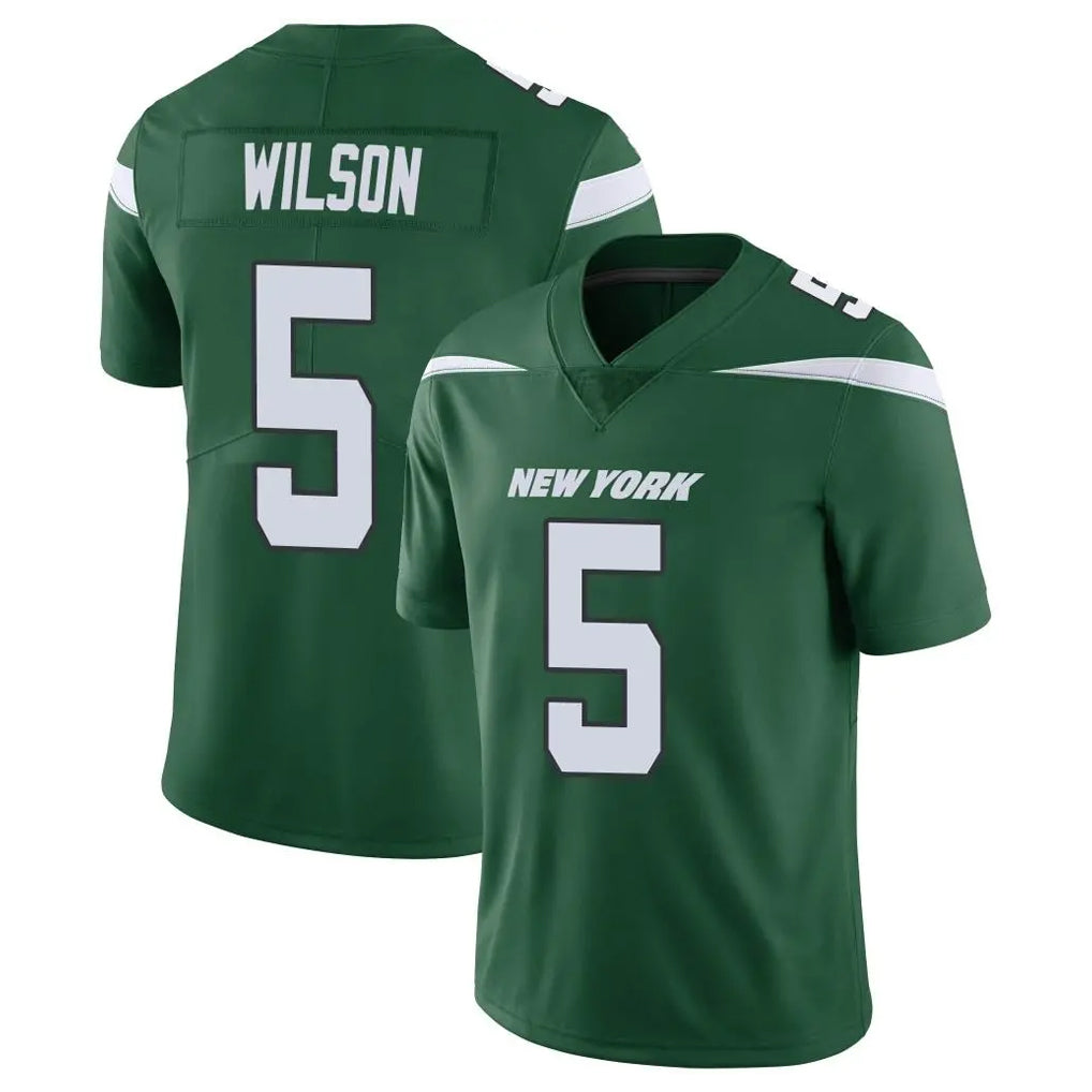 Jdoa NY.Jets #5 Garrett Wilson Player Green Limited Vapor Home Game Stitched Jerseys