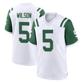 Jdoa NY.Jets #5 Garrett Wilson Player White Classic Home Game Stitched Jerseys