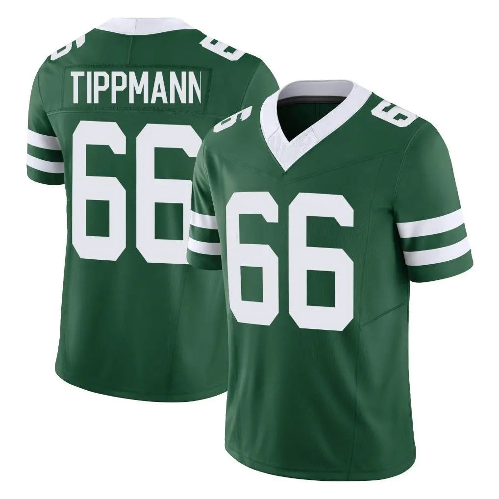 Jdoa NY.Jets #66 Joe Tippmann Player Green Legacy Limited Vapor F.U.S.E. Home Game Stitched Jerseys