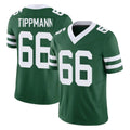 Jdoa NY.Jets #66 Joe Tippmann Player Green Legacy Limited Vapor F.U.S.E. Home Game Stitched Jerseys