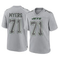 Jdoa NY.Jets #71 Josh Myers Player Gray Limited Atmosphere Fashion Home Game Stitched Jerseys