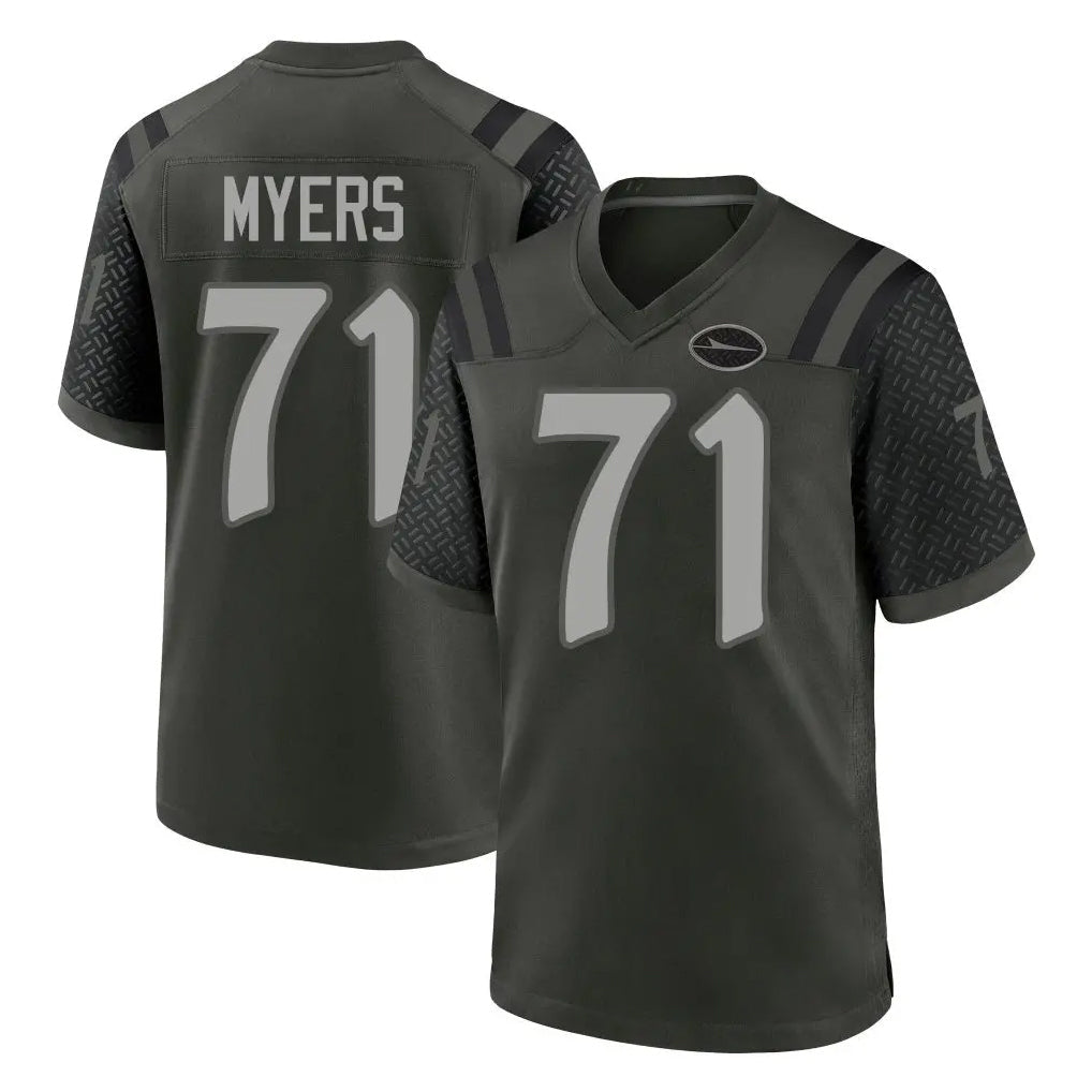 Jdoa NY.Jets #71 Josh Myers Player Green 2025 Rivalries Collection Home Game Stitched Jerseys