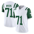 Jdoa NY.Jets #71 Josh Myers Player White Limited Classic Vapor F.U.S.E. Home Game Stitched Jerseys