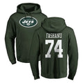 Jdoa NY.Jets #74 Olu Fashanu Player Green LOGO Pullover Hoodies Limited Game Stitched Jerseys