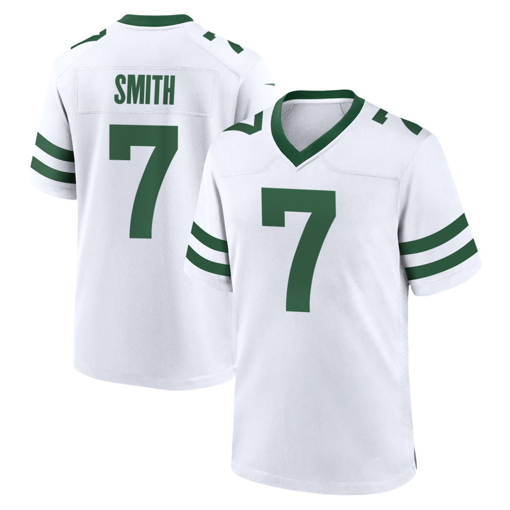 Jdoa NY.Jets #7 Geno Smith Player White Legacy Home Game Stitched Jerseys