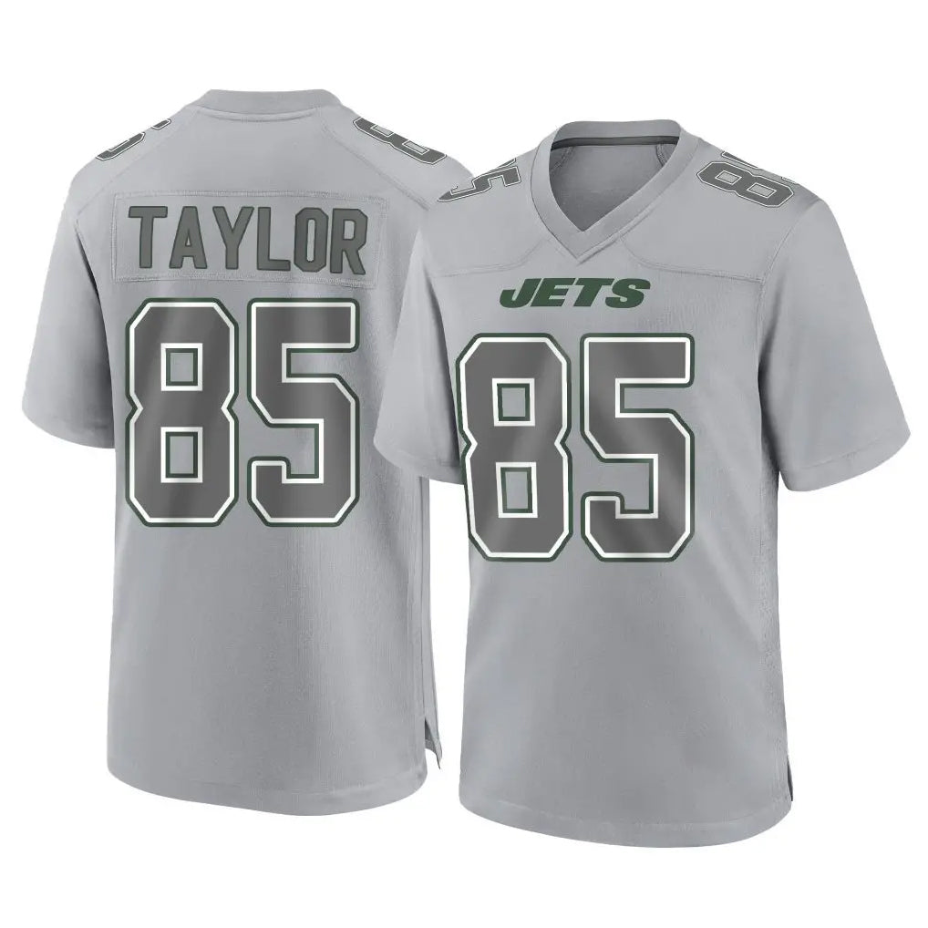Jdoa NY.Jets #85 Mason Taylor Player Gray Limited Atmosphere Fashion Home Game Stitched Jerseys