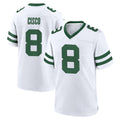 Jdoa NY.Jets #8 Andre Cisco Player White Legacy Home Game Stitched Jerseys