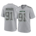 Jdoa NY.Jets #91 Jowon Briggs Player Gray Limited Atmosphere Fashion Home Game Stitched Jerseys