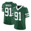 Jdoa NY.Jets #91 Jowon Briggs Player Green Legacy Limited Vapor F.U.S.E. Home Game Stitched Jerseys