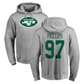Jdoa NY.Jets #97 Harrison Phillips Player Gray LOGO Pullover Hoodies Limited Game Stitched Jerseys