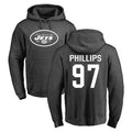 Jdoa NY.Jets #97 Harrison Phillips Player Gray Pullover Hoodies Limited Game Stitched Jerseys