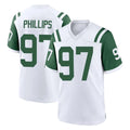 Jdoa NY.Jets #97 Harrison Phillips Player White Classic Home Game Stitched Jerseys
