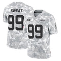 Jdoa NY.Jets #99 T'Vondre Sweat Player Arctic Camo Salute to Service Limited Game Stitched Jerseys
