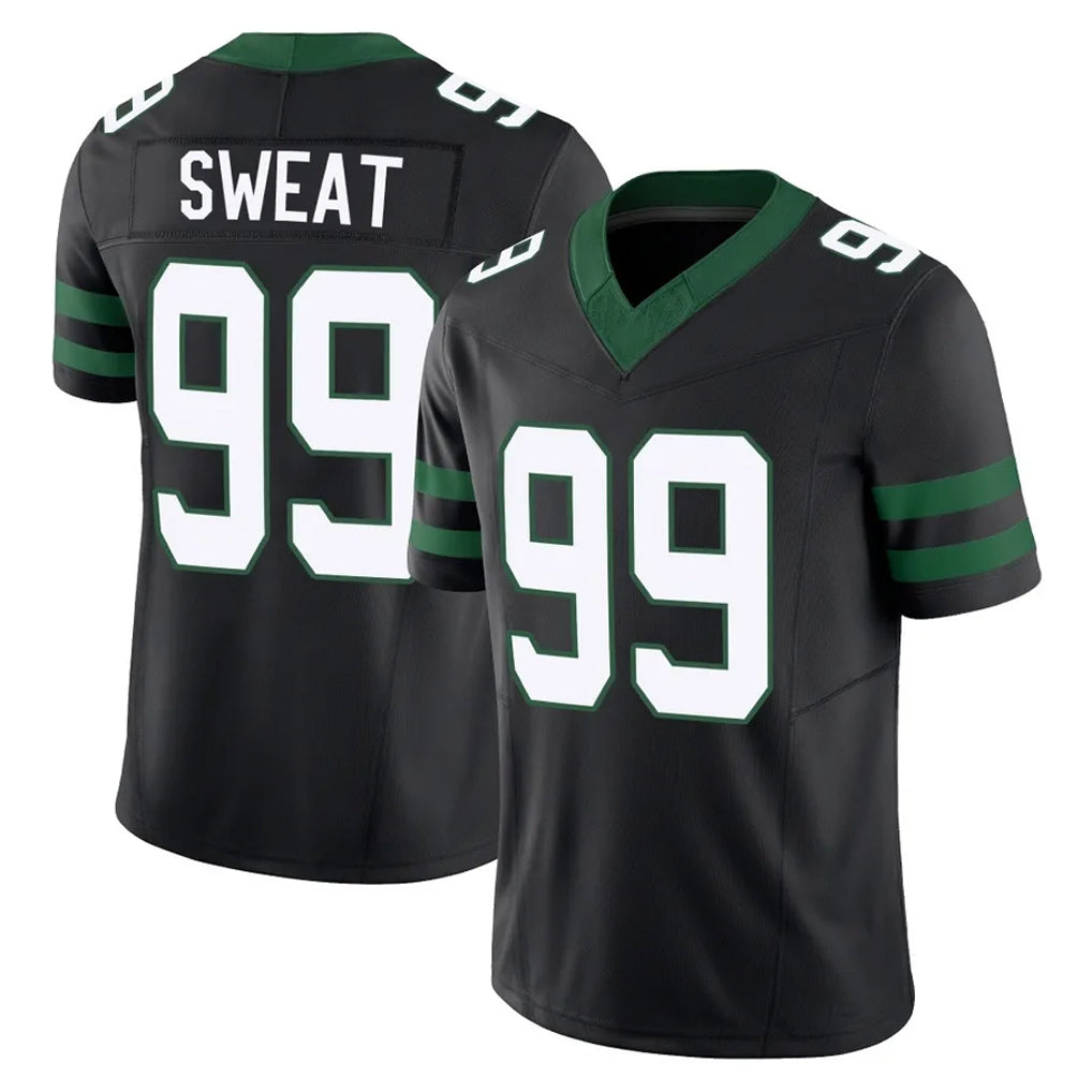 Jdoa NY.Jets #99 T'Vondre Sweat Player Black Limited Legacy Vapor F.U.S.E. Home Game Stitched Jerseys