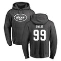 Jdoa NY.Jets #99 T'Vondre Sweat Player Gray Pullover Hoodies Limited Game Stitched Jerseys