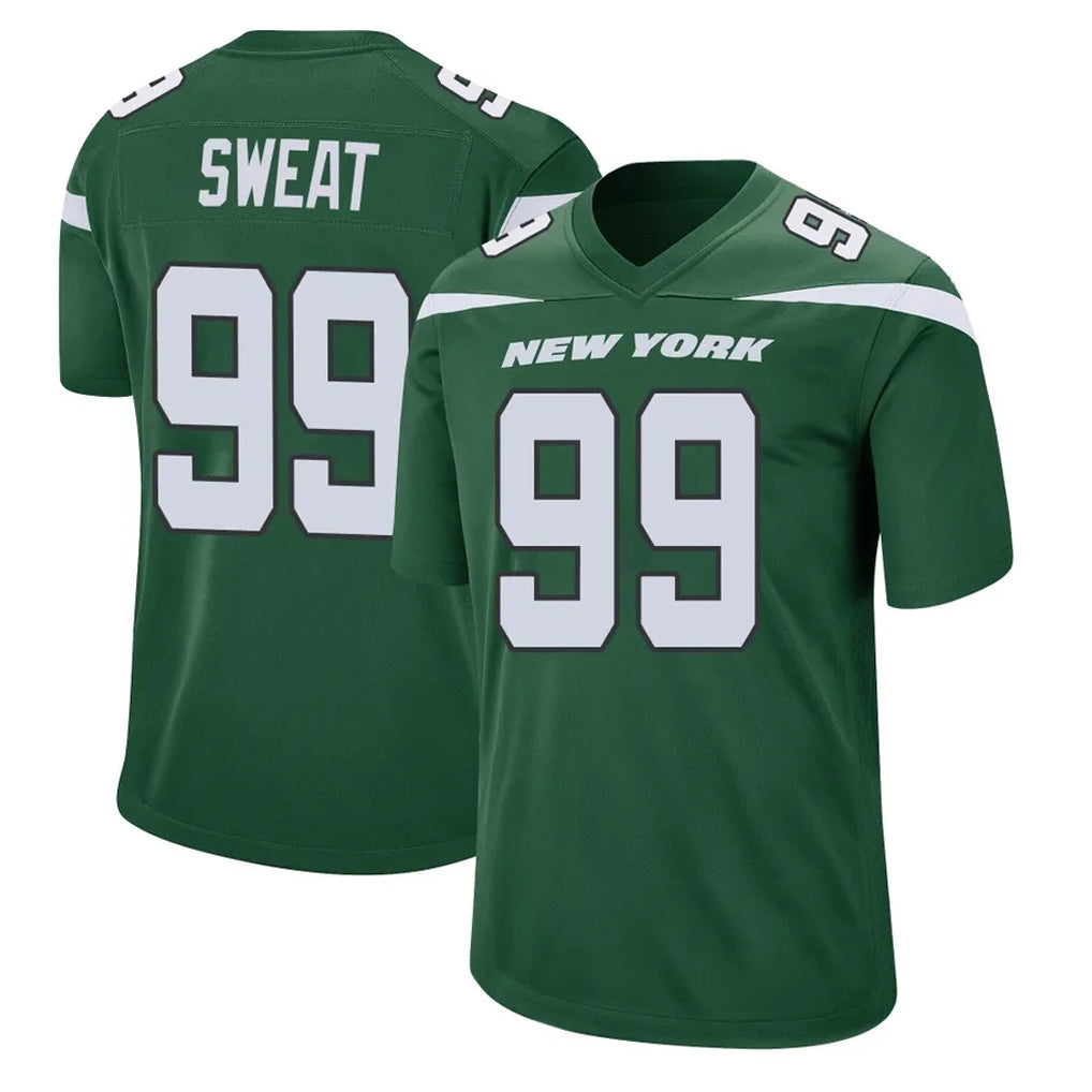 Jdoa NY.Jets #99 T'Vondre Sweat Player Green Home Game Stitched Jerseys