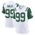 Jdoa NY.Jets #99 T'Vondre Sweat Player White Classic Home Game Stitched Jerseys