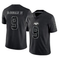 Jdoa NY.Jets #9 Will McDonald IV Player Stealth Black Limited Reflective Home Game Stitched Jerseys