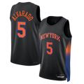 Jdoa NY.Knicks #5 Jos¨¦ Alvarado Black Swingman Jerseys - Statement Edition