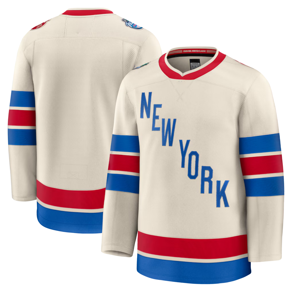 Jdoa NY.Rangers Beige 2026 Winter Classic Premium Jerseys