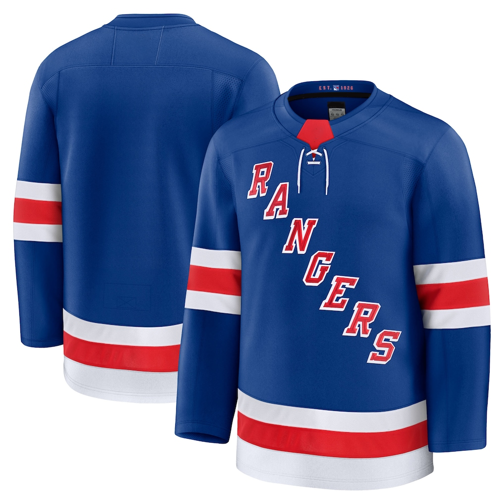 Jdoa NY.Rangers Blue Home Premium Jerseys