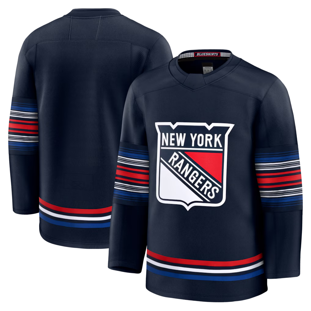 Jdoa NY.Rangers Navy Alternate Premium Jerseys
