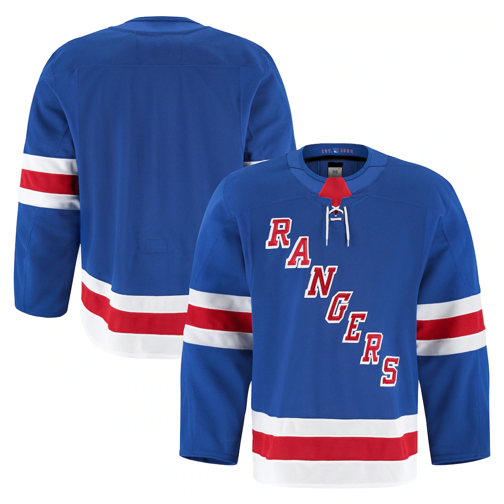 Jdoa NY.Rangers Royal Home Authentic Pro Jerseys