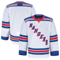 Jdoa NY.Rangers White Away Authentic Pro Jerseys