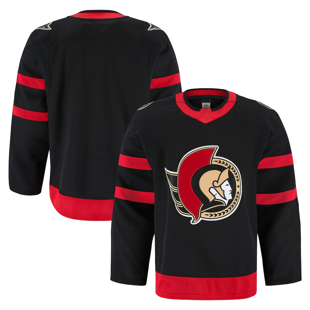 Jdoa O.Senators Black Home Authentic Pro Jerseys