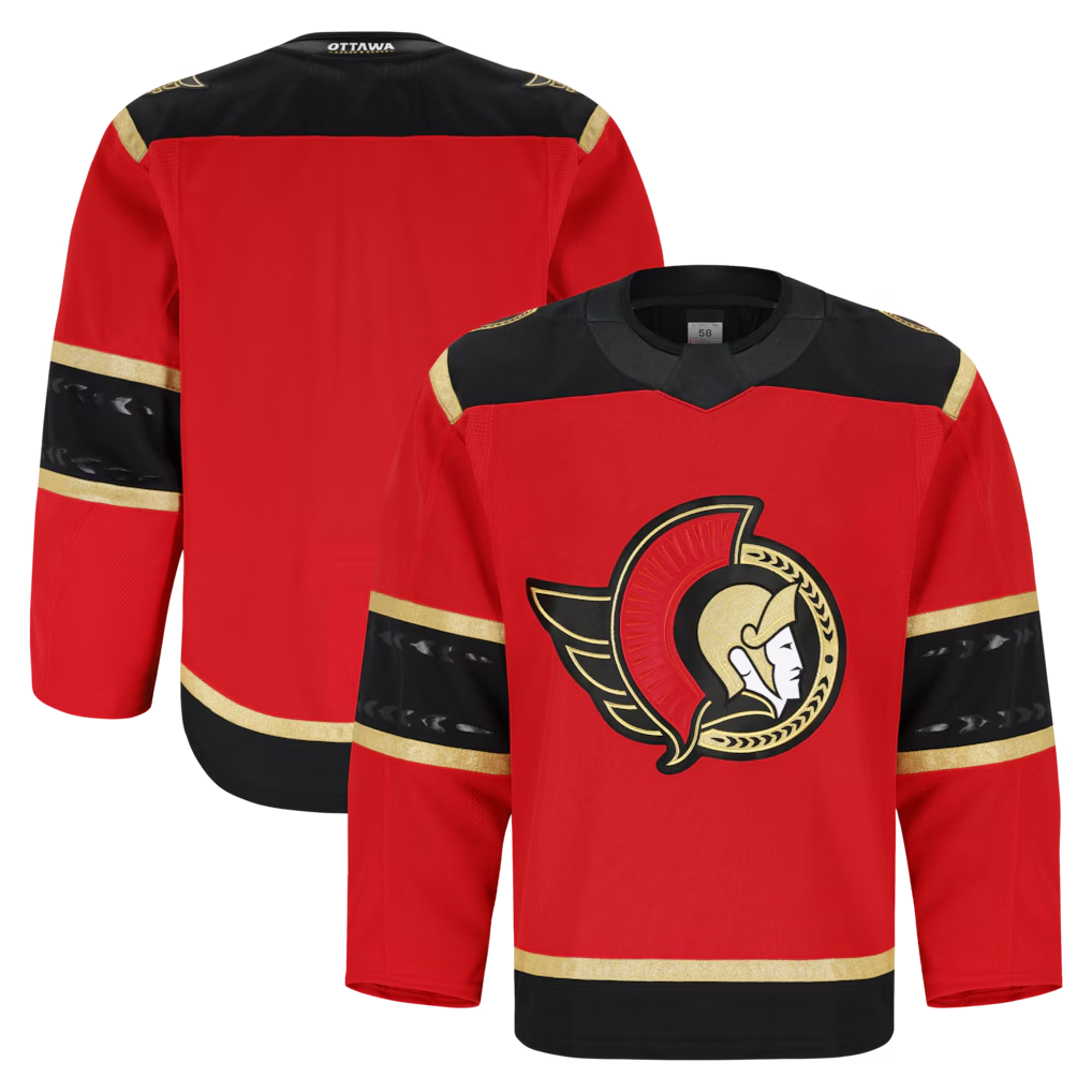 Jdoa O.Senators Red Alternate Authentic Pro Jerseys