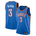 Jdoa OC.Thunder #3 Jared McCain Blue Swingman Stitched Jerseys- Icon Edition