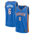 Jdoa OC.Thunder #6 Jaylin Williams Blue Fast Break Replica Player Stitched Jerseys - Icon Edition