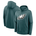 Jdoa P.Eagles Midnight Green Performance Pullover Hoodies Home Game Blank Player Stitched Jerseys