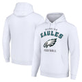 Jdoa P.Eagles White Pullover Hoodies Home Game Blank Player Stitched Jerseys