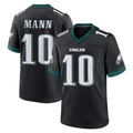 Jdoa P.Eagles #10 Braden Mann Player Black Game Home Stitched Jerseys