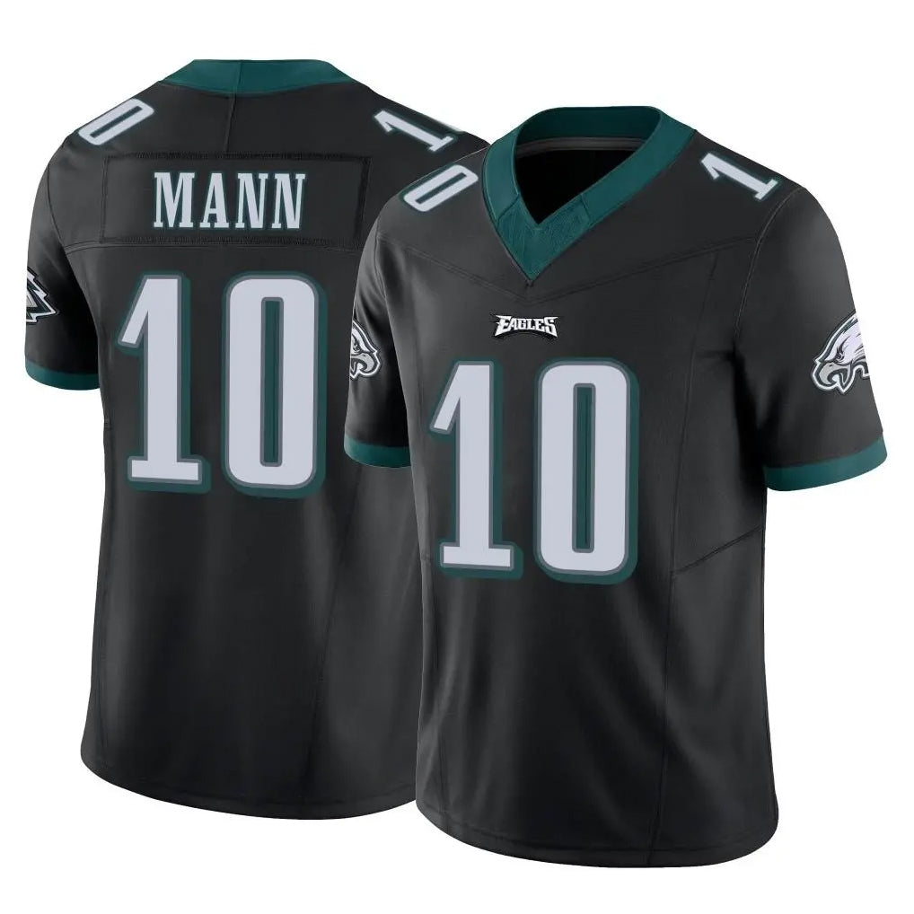Jdoa P.Eagles #10 Braden Mann Player Black Limited Vapor F.U.S.E. Home Game Stitched Jerseys