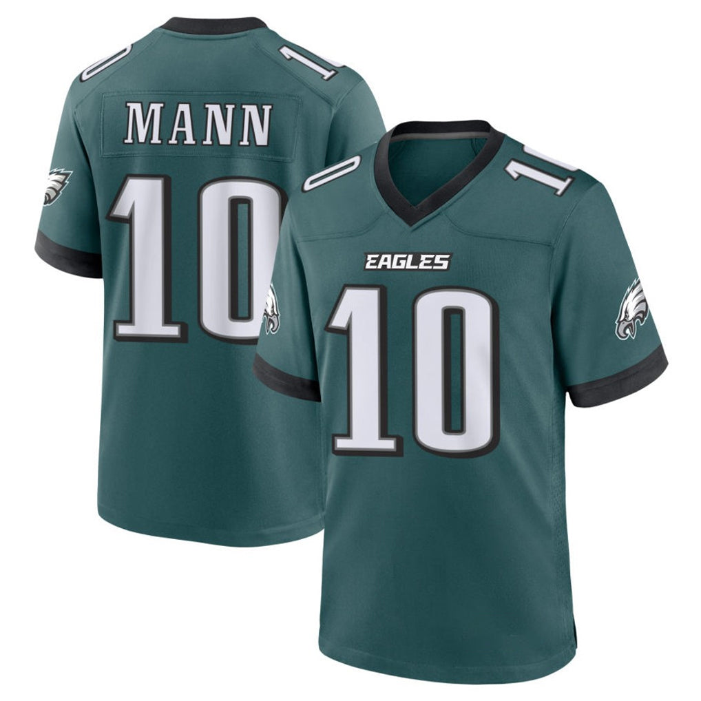 Jdoa P.Eagles #10 Braden Mann Player Green Home Game Stitched Jerseys