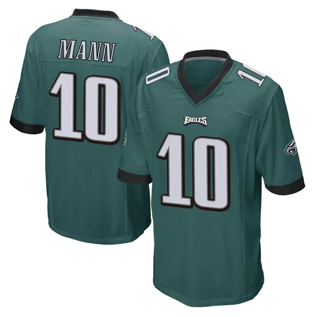 Jdoa P.Eagles #10 Braden Mann Player Team Color Green Home Game Stitched Jerseys