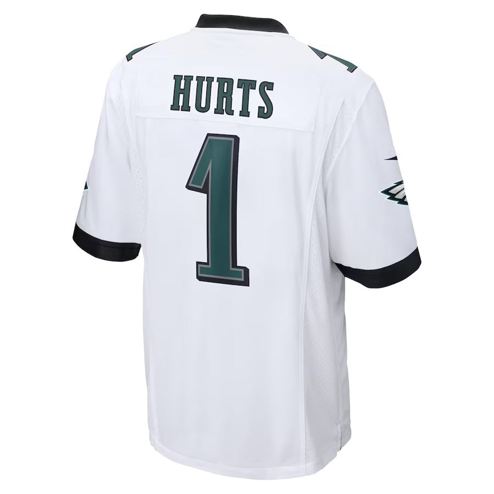 Jdoa P.Eagles #1 Jalen Hurts Player White Game Stitched Jersey