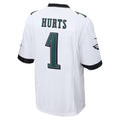 Jdoa P.Eagles #1 Jalen Hurts Player White Game Stitched Jersey