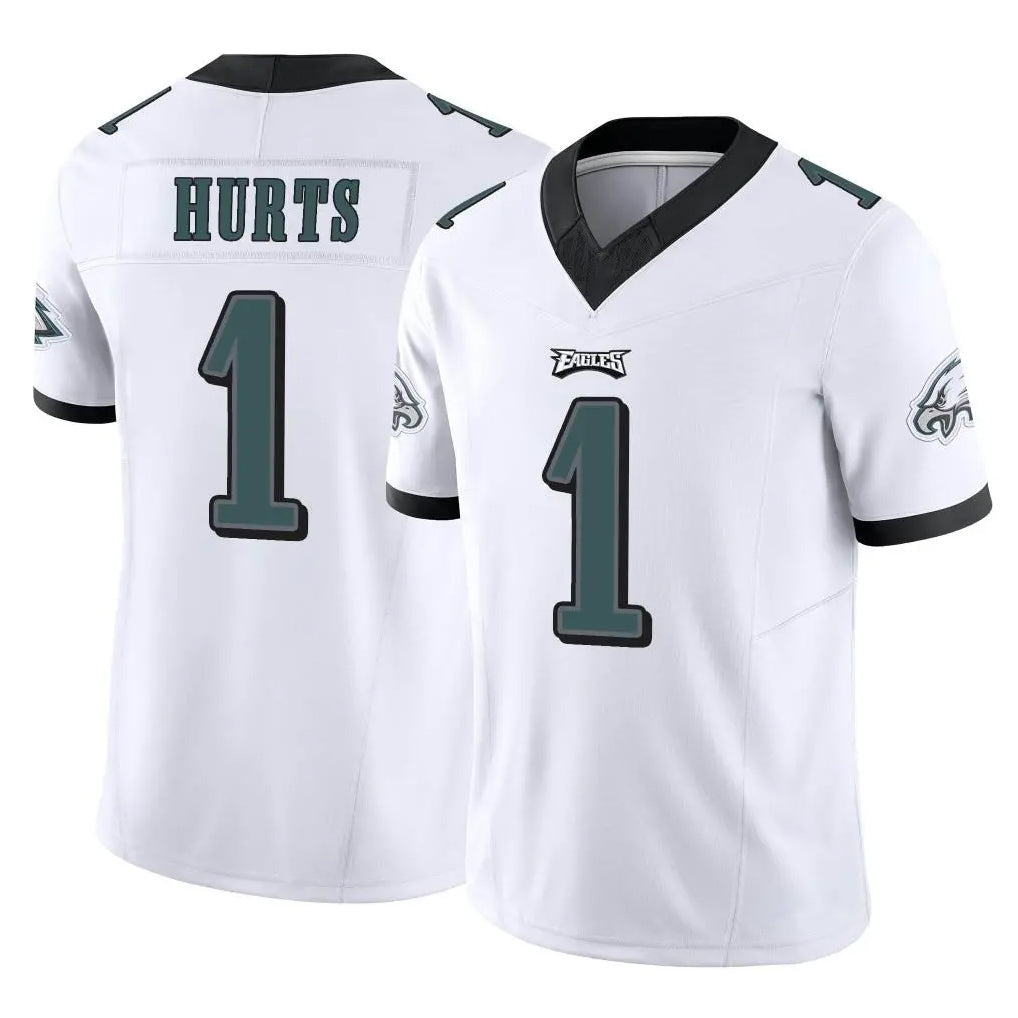 Jdoa P.Eagles #1 Jalen Hurts Player White Limited Vapor F.U.S.E. Home Game Stitched Jerseys