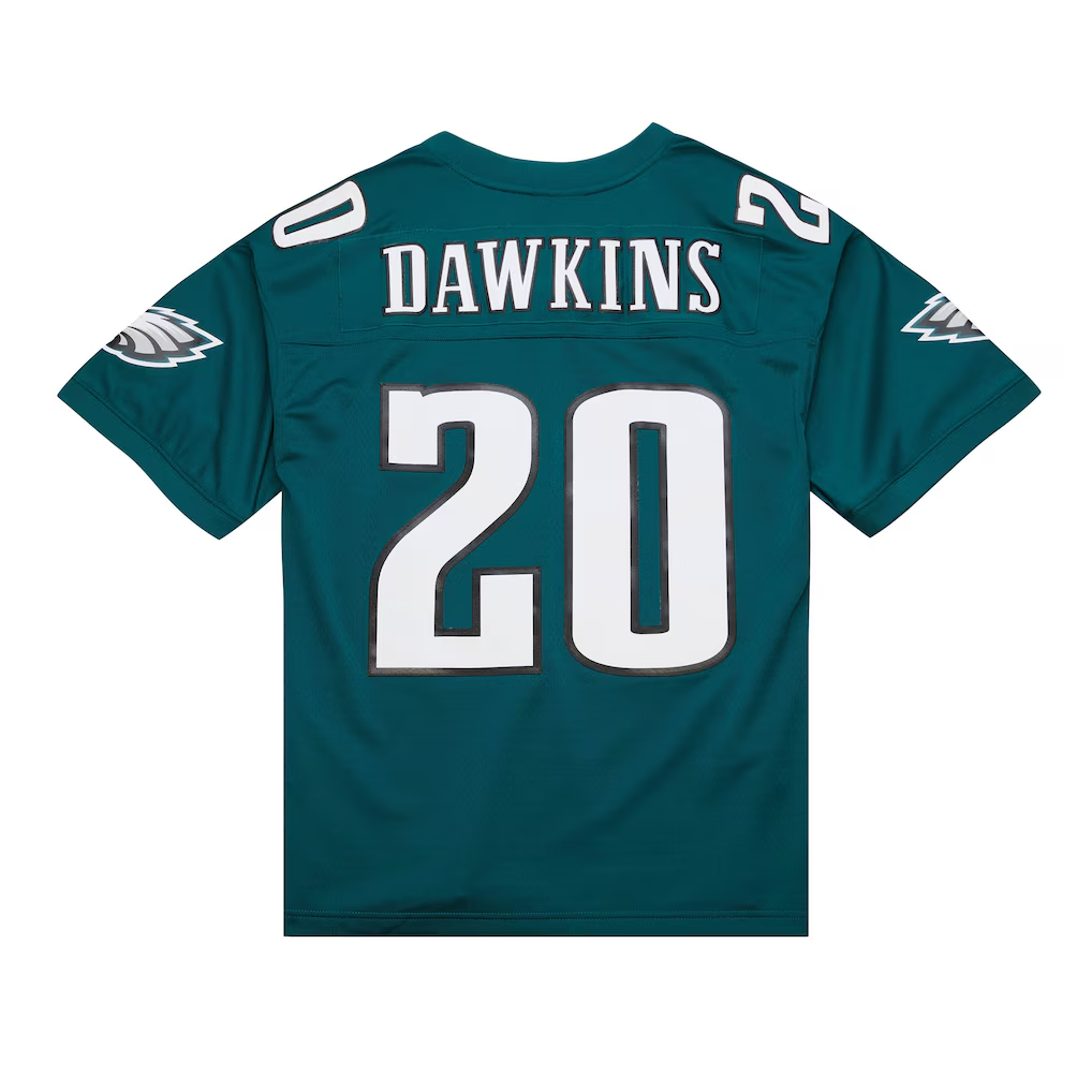 Jdoa P.Eagles #20 Brian Dawkins Mitchell & Ness Green Legacy Replica Jersey