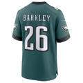 Jdoa P.Eagles #26 Saquon Barkley Midnight Green Game Player Stitched American Stitched Jerseys