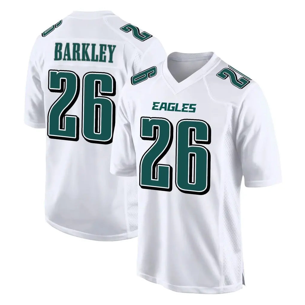 Jdoa P.Eagles #26 Saquon Barkley Player White Tundra Fashion Home Game Stitched Jerseys