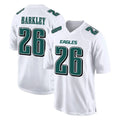 Jdoa P.Eagles #26 Saquon Barkley Player White Tundra Fashion Home Game Stitched Jerseys