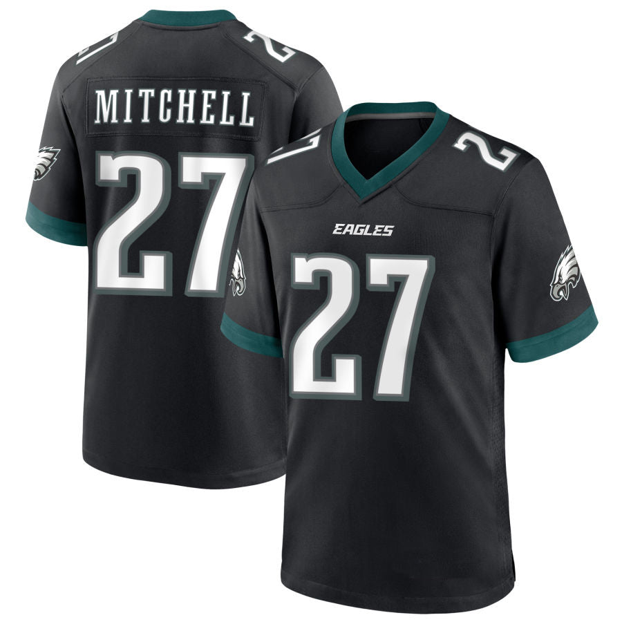 Jdoa P.Eagles #27 Quinyon Mitchell Player Black Home Game Stitched Jerseys
