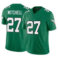 Jdoa P.Eagles #27 Quinyon Mitchell Player Green Kelly Alternate Vapor F.U.S.E. Home Game Stitched Jerseys
